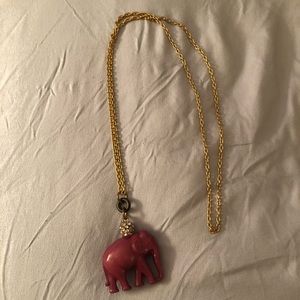 Elephant statement necklace
